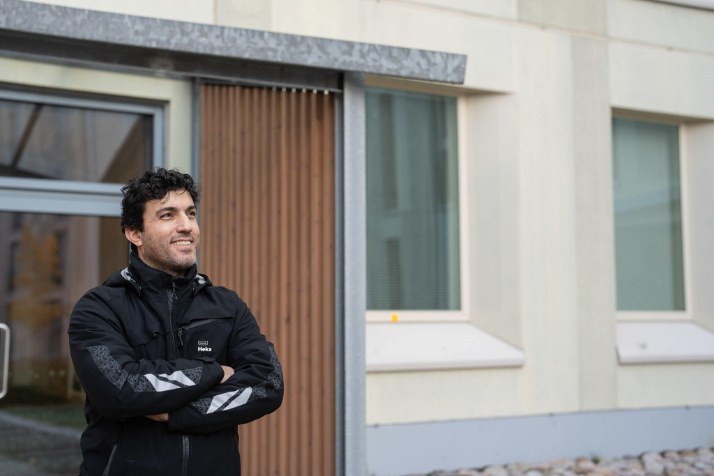Kiinteistönhoitaja Hekan kohteessa.